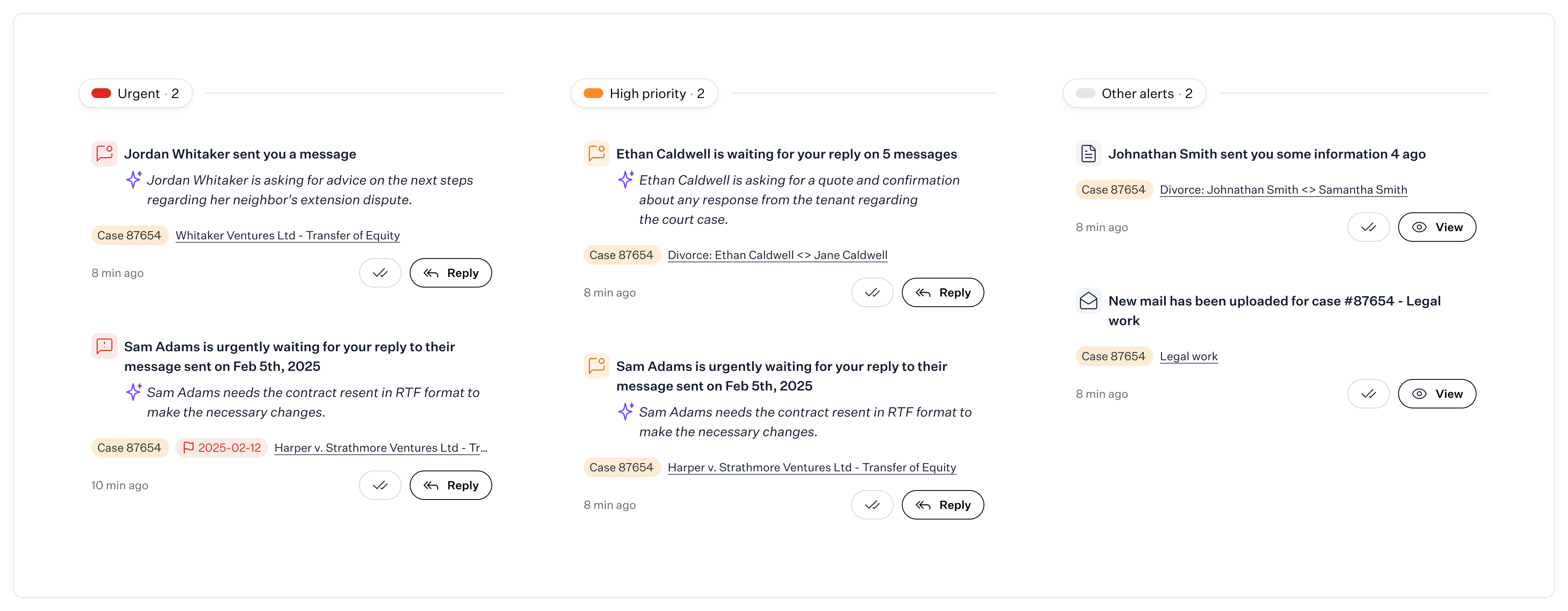 AI-powered prioritization.