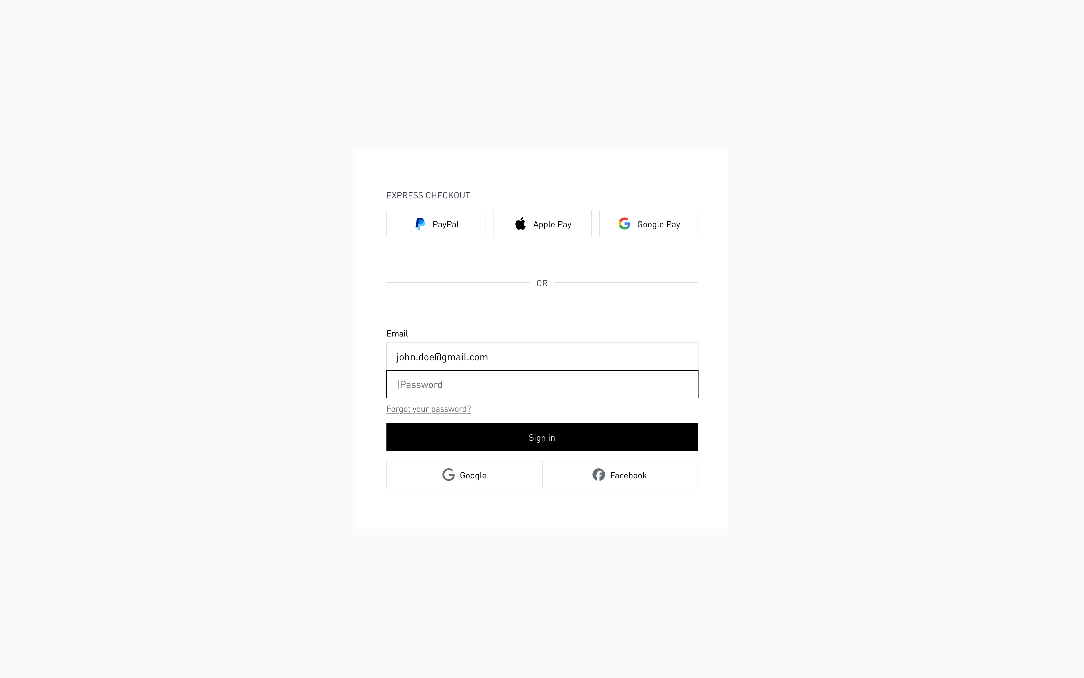 Automatic account detection by email
